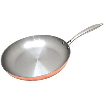 3.5mm thick Kila Chef 11" Tri-Ply Copper Bottom Frying Pan 0.5mm copper