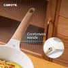 Carote Nonstick Frying pan Granite white skillet Omelette pan egg pan Stone kitchen cookware with bakelite handle,8 inchIce