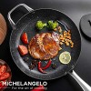 MICHELANGELO Nonstick Frying Pan with Lid,12 Inch Hard Anodized Frying Pan,12 In Nonstick Skillets with Lid,Induction Frying Pans,Large Frying Pan