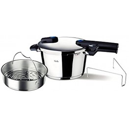 Fissler vitaquick Pressure Cooker Set of 4 with Insert and Tripod Induction 10qt Stainless Steel