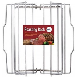 HIC Harold Import Co. Adjustable Baking Broiling Roasting Racks Chrome Plated Steel Wire