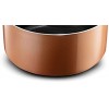 Gotham Steel Copper Cast 2.5 Quart Saucepan with Ultra Nonstick & Durable Mineral Derived & Diamond Reinforced Surface Stay Cool Handles & Tempered Glass Lid Oven & Dishwasher Safe 100% PFOA Free