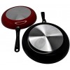 IMUSA USA IMU-01874 Premier Saute Pan 12-Inch 12 Inches Black Red