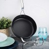 Swiss Diamond Hard Anodized Large Nonstick 4 Quart Sauté Pan with Cover Oven and Dishwasher Safe 11 Inch 28 cm