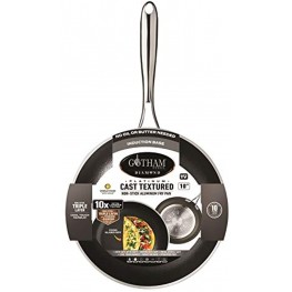 Gotham Steel Platinum Cast Nonstick 10” Fry Pan Skillet with Ultra Durable Mineral and Diamond Triple Coated Oven & Dishwasher Safe 100% PFOA Free