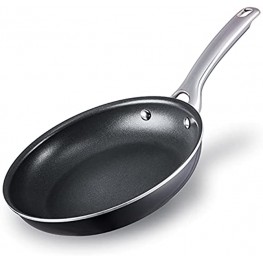 Nonstick Frying Pan 11 Inch PFOA-free Induction Frying Pan Oven Safe Skillet Nonstick Cooking Omelette Pan with Stainless Steel Handle Dishwasher Safe Aluminum Black