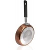 Gotham Steel Hammered Copper Collection – Mini 5.5” Egg Pan Premier Nonstick Aluminum Cookware with Rubber Grip Handle Dishwasher & Oven Safe up to 500° F