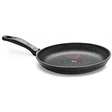 Olympia Hard Cook 11 Inch Non-Stick PFOA-Free Die-Cast Aluminum Fry Pan Made in Italy