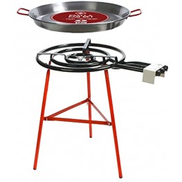 Made By Garcima For Gourmanity Paella Burner And Stand Set With 20inch Carbon Steel Paella Pan Paella Kit From Spain Paella Pan And Burner Set Imported From Spain