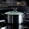 Circulon Stainless Steel Stockpot with Lid and SteelShield Hybrid Stainless and Nonstick Technology 7.5 Quart Silver