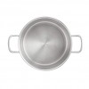 Commercial 16 Qt. Stainless Steel Aluminum-Clad Stock Pot with Cover