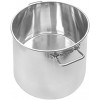 CONCORD Polished Stainless Steel Stock Pot Brewing Beer Kettle Mash Tun w Flat Lid 30 QT