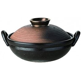 Japanese Donabe Pot for 3 People 2100ml Banko-Yaki Made in Mie Japan