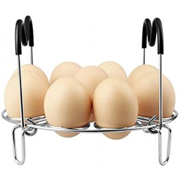 Egg Steamer Rack Trivet with Heat Resistant Handles for Instant Pot Accessories 5,6,8 Quart & Pressure Cooker Stainless Steel