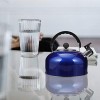 YARNOW Whistling Tea Kettle Stainless Steel Stove Top Whistling Teapot Hot Water Kettle for Home Kitchen 3L Blue