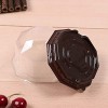 Useful 100 Pcs Disposable Mooncake Container Diamond Shape Cake Boxes Mousse Packaging Holder Food Container with Lid
