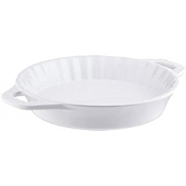 STAUB Ceramics Bakeware-Pie-Pans Dish 9-inch White