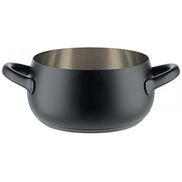 Alessi Mami Casserole with Two Handles Ø 20 black