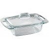 Pyrex Easy Grab Glass Casserole Dish with Glass Lid 2-Quart
