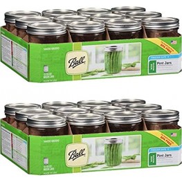 Ball Wide Mouth Pint Jars 12 count 16oz 12cnt 2-Pack