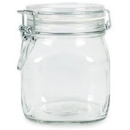 Bormioli Rocco SYNCHKG009319 B0727PL21D Fido Glass Canning Jar Italian.75 Clear