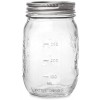 Single Jarden Ball Regular Mouth 16-Ounces Mason Jar with Lid and Band 1-jar