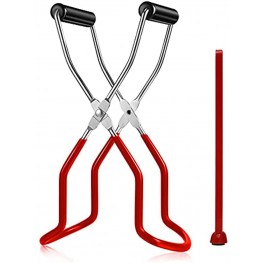 2 Piece Canning Kits Canning Jar Lifter Tongs and Canning Lid Lifter Red