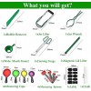 Canning kit 16pcs Canning Supplies Starter Kit Included: Canning Tongs Bubble Popper Jar Lifter Canning Funnel Lid Lifter Jar Wrench 8pcs Measuring Tools Label and Chalk for Food Fruit Pickle