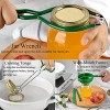 Canning kit 16pcs Canning Supplies Starter Kit Included: Canning Tongs Bubble Popper Jar Lifter Canning Funnel Lid Lifter Jar Wrench 8pcs Measuring Tools Label and Chalk for Food Fruit Pickle