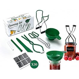 Canning Kit Canning Supplies for 37 PCS Kitchen Durable and Comfortable PP + Stainless Steel Material Non-Slip and Easy to Control When in Use A Good Set of Canning Accessories Equipment.