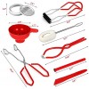 Home Canning Supplies 11 PCS Withstand High Temperatures Home Canning Kit Extra Wide Mouth Canning Funnel Jar Lifter Jar Wrench Lid Lifter Canning Tongs Bubble Popper Remover for Mason Jars
