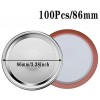 100 Count Wide Mouth Canning Lids Ball Wide Mouth Mason Jar Lids Split-type Lids Leak Proof and 100% Fit & Airtight