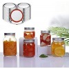 Canning Jar Lids Regular Mouth 150pcs Mason Jar Canning Lids Reusable Leak Proof Split-Type Lids with Silicone Seals Rings,100% Fit & Airtight Jar Lids for Canning.70mm
