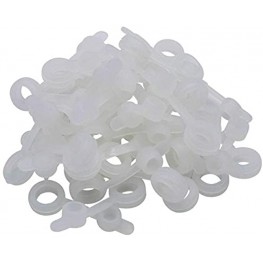 Silicone Straw Hole Grommets with Plugs for Mason Jar Lids 40 Pack
