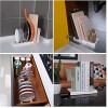 Joly Home Pot and Pan Organizer for Cabinet Rustproof Pot and Pan Rack for Cabinet Organizers and Storage Expandable Lid Holder Organizer Inside Cabinet Pot Lid Holder Easy to Pull and Expand up