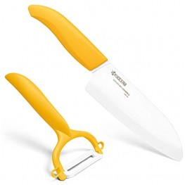 Kyocera Revolution Ceramic Knife and Peeler 5.5 inch Yellow