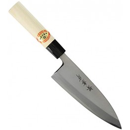 Sakai Takayuki Japanese Knife Kasumitogi Yasuki White Steel 06036 Deba Knife 165mm