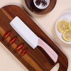 UDODEY Ceramic knife Vegetable Cleavers Sturdy durable light kitchenware sharp knife Pink