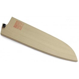 Yoshihiro Natural Magnolia Wood Saya Cover Blade Protector for Santoku 180mm7in