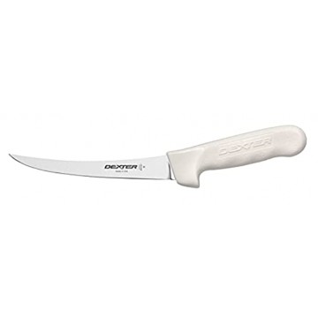Dexter-Russell 6 Curved Flexible Boning Knife S131F-6PCP SANI-Safe Series White 01493