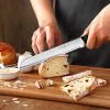 8-Inch Bread Knife Serrated Bread Knife Bread Cutter & Bread Slicers For Homemade Bread Cake and Bagels Ultra-Sharp German Stainless Steel-ABS Handle