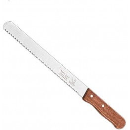 bread knife12-inch serrated serrated bread knife non-stick stainless steel toaster knife and non-slip handle traditional manual forging
