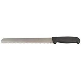 Cozzini Cutlery Imports 10” Straight Bread Knife Black Fibrox Handle