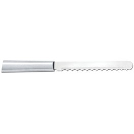 Rada Cutlery Bagel Knife Stainless Steel Blade With Aluminum Made in the USA 10-1 8 Inches Silver Handle