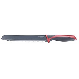 Westmark Non-Stick Bread Knife with Cover 7.8-inch Red Black