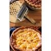 Stainless Steel Dough Lattice Top Cookie Stainless Steel Baking Tool Cake Bread Net Knife Baking Tool Cake Bread Net Knife Holder Wooden Handle