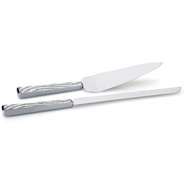 Unknown NCKS4 flatware-cake-knives Silver With White