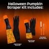 Halloween Moments | Adult and Kid Bundle Pumpkin Carving Kit with a Pumpkin Glove Scraper Includes 2 Knives for Carving Jack-O-Lanterns