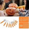 Halloween Pumpkin Carving Kit Halloween Professional Pumpkin Carving Tools Set Heavy Duty Stainless Steel Carving Tools Carving Knife for DIY Jack-O-Lanterns with Carrying Bag-10PCS