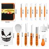Halloween Pumpkin Carving Kit Tools 23Pcs Professional Heavy Duty Stainless Steel Carving Set for Pumpkin Jack-o-Lanterns Pumpkin Carving Set with Carrying Case